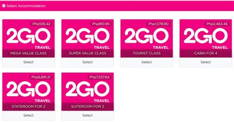 2go ticket price|2go ferry philippines.